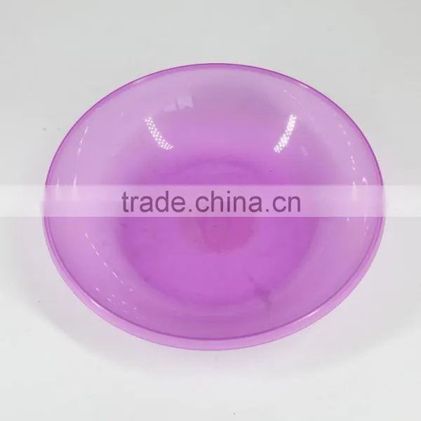 Colour Transparent Plastic Salad Plate photo-2