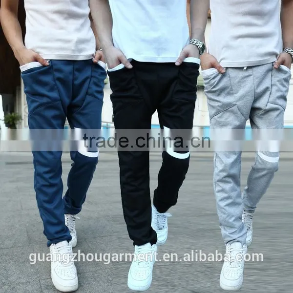 Casual Wholesale Custom Men's Cotton Blank Training Running Track Thick Sweatpants Jogger Sports Pants in 2015 Winter/autumn photo-3