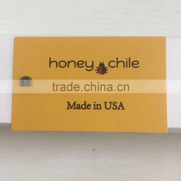 2017 Custom High Quality Private Jeans Hang Tags With Competitive Price photo-5