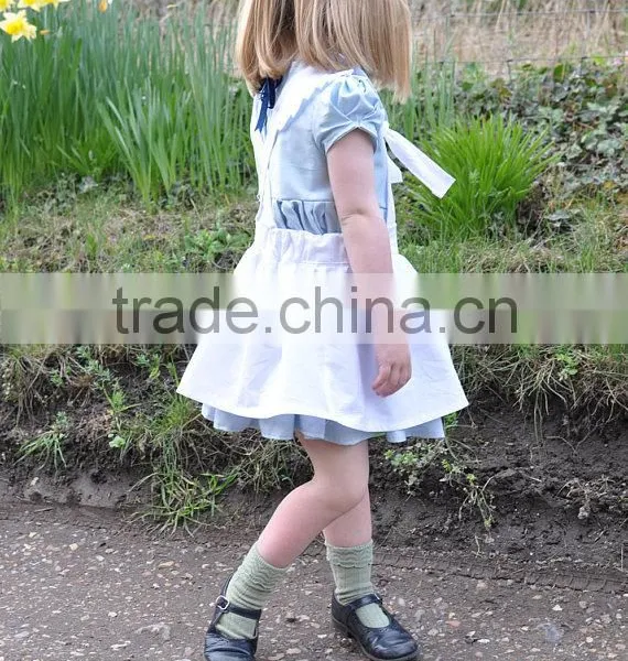 New Design Dress Material Pure Cotton Two Piece Short Frock Dress photo-2