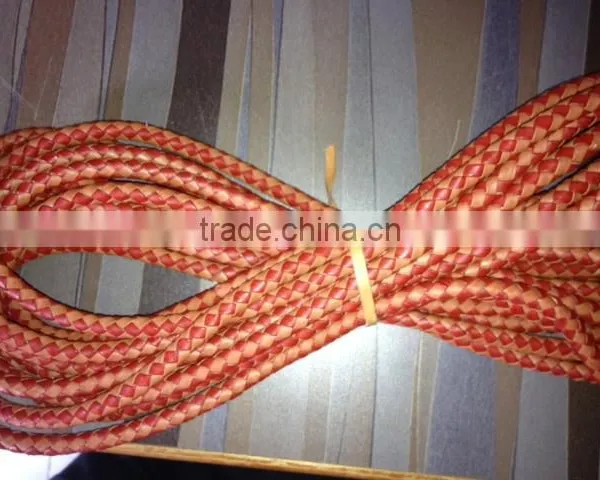 ROUND BRAIDED LEATHER CORD IN DIFFRENT COLORS AND SIZES photo-2