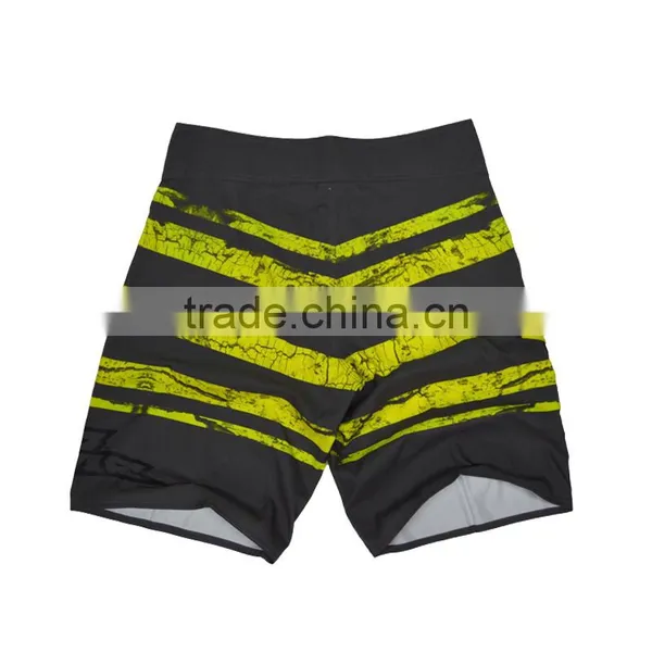 Mens Vintage Striped Board Shorts 100% Polyester photo-2