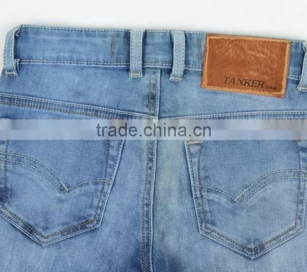 Boys Acid Blue OEM/Wholesale HIGH-END100% Cotton Jeans Kids Fashion Denim Jean photo-4