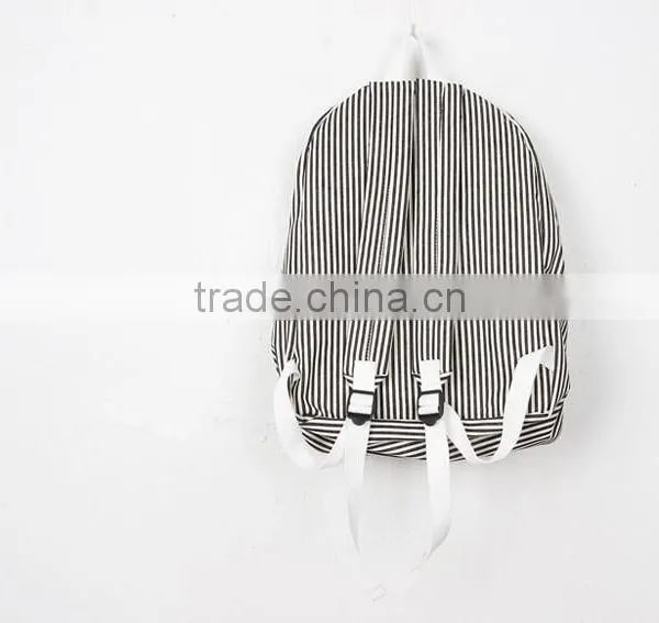 China Wholesale Stripe School Backpacks Stock photo-5