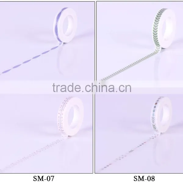 7mm*10m Washi Tape Heart/split Line/animal Foortsprint Pattern Adhesive Tape Small Fresh Series Decorative Tape photo-6