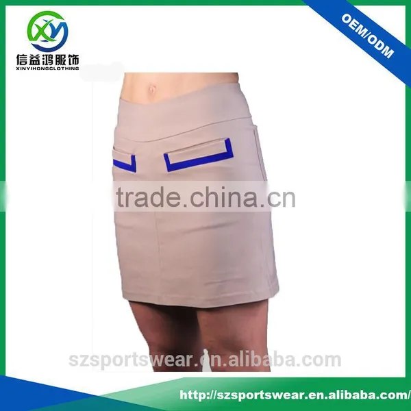 Top Quality Ladies Golf Wear /tailored Fit Golf Skirt With Customized Logo photo-3