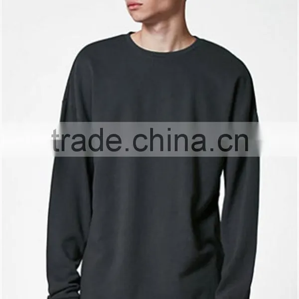 Guangdong Produce Fahion Design Loose T-shirt Pullover Sweatshirt photo-3