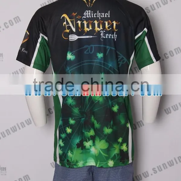 2016 Wholesale Cheap Customize Design Dart Cloth Team Darts Jersey for Adult photo-4