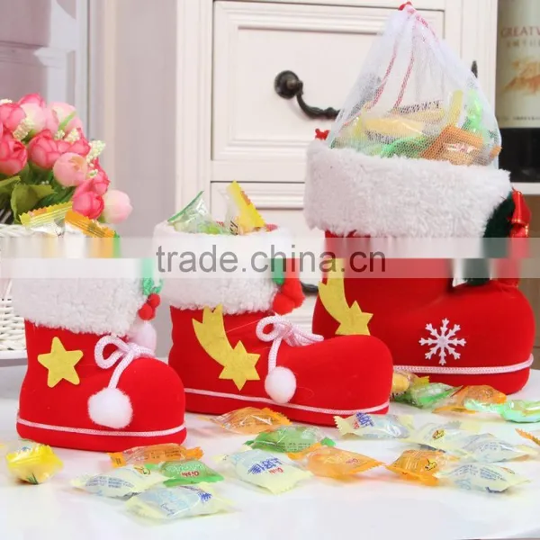 2016 Hot Selling Promotional Christmas Shoes Hanging Decoration ,felt Christmas Ornaments photo-3