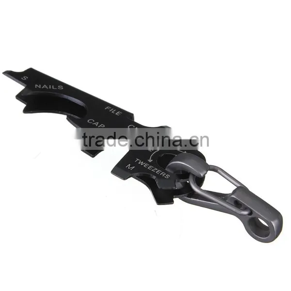 2017 New Arrival 8-in-1 Keychain Gadget Utility Key Ring EDC Multi-function Pocket Tool Survival Hot Sale photo-2