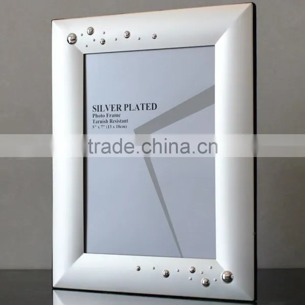 High Quanlity Assorted Design Silver Plated Metal Photo Frame KJJ-11 photo-2