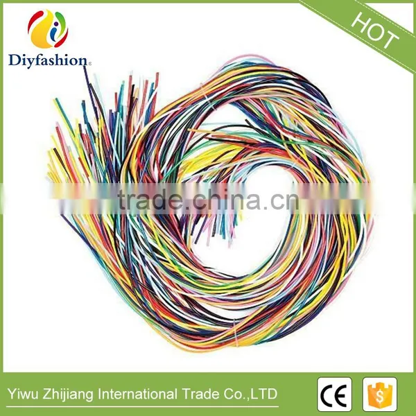 Hot Selling 1kg Each Roll DIY Round Hollow Knit Plastic PVC Scoubidou Strings photo-2