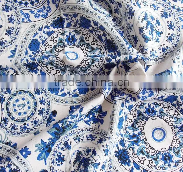Ttraditional Chinese Printed 100% Poplin Cotton Fabric Construction photo-6
