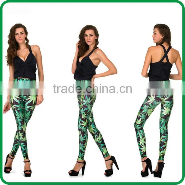 The New 2014 Hot Women Leggings Cultivate One's Morality Digital Printing Star Pants Free Shipping