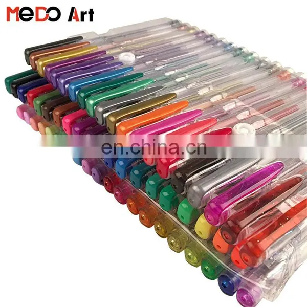 Competitive Elegent Multi Color Gel Pen Set 60 Gel Pen Park for Drawing and Writing photo-3