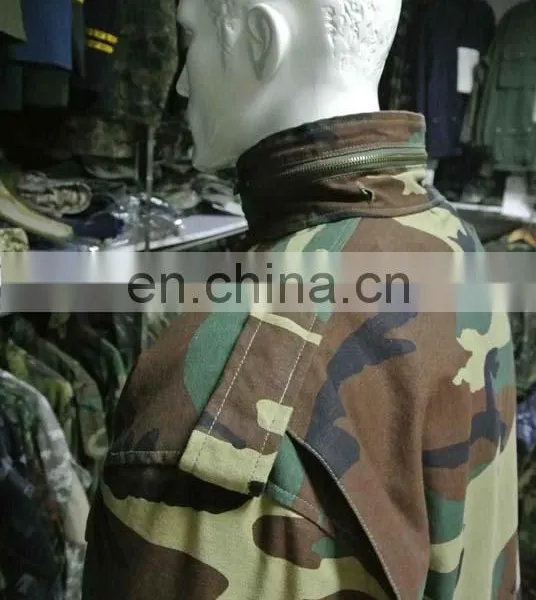 Wholesale Woodland Winter Men Camouflage M65 Field Army Jacket photo-6