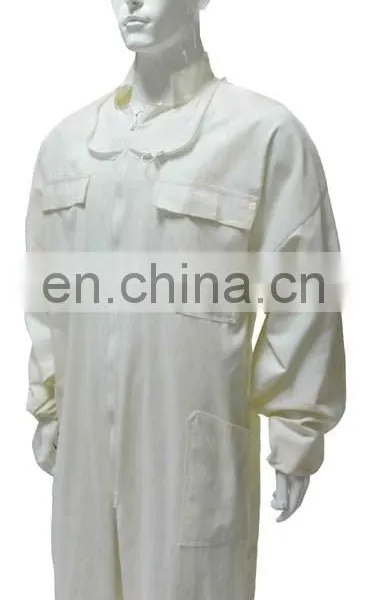 Wholesale Pure White 100% Cotton Professional Safety Coverall Workwear/Working Uniform photo-3