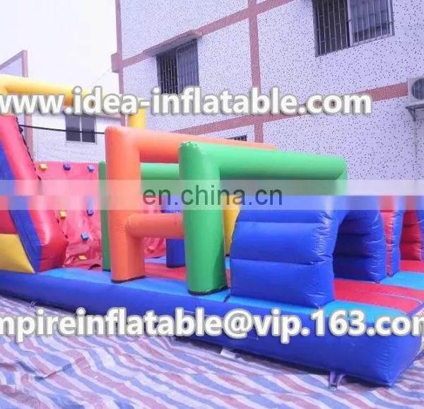 Outdoor Inflatable Obstacle Course Equipment for Fun ID-OB007