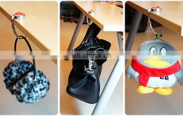 China Factory Custom Red Folding Handbag Hanger photo-2