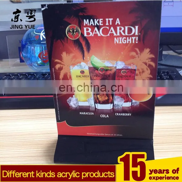 T Shape A5/A4 Acrylic Sign Holder, Acrylic POS Display,Menu Holder