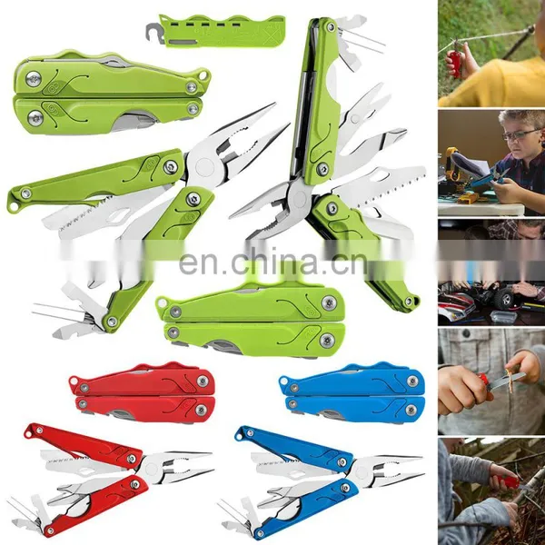 2017 NEW High Quality Promotion Gift Foldable Stainless Steel and Anodized Aluminum Multi Tool