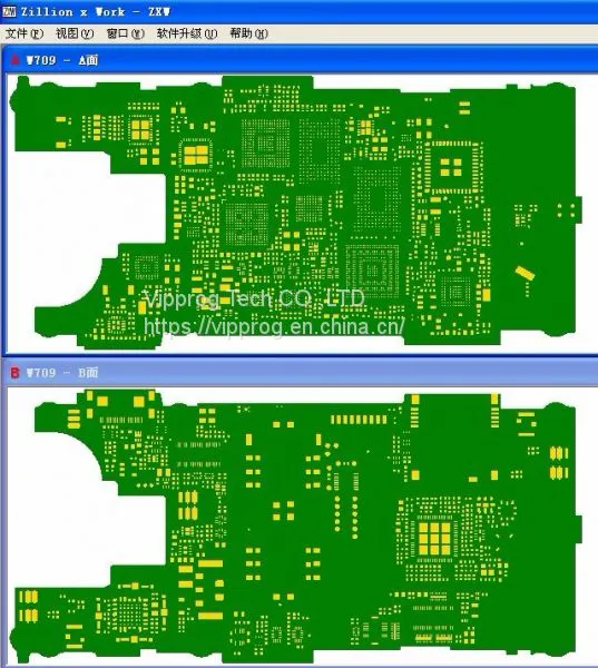 Zillion X Work ZXW DONGLE Mobile Phone Circuit Board Repair PCB Circuit Diagram Activation photo-3