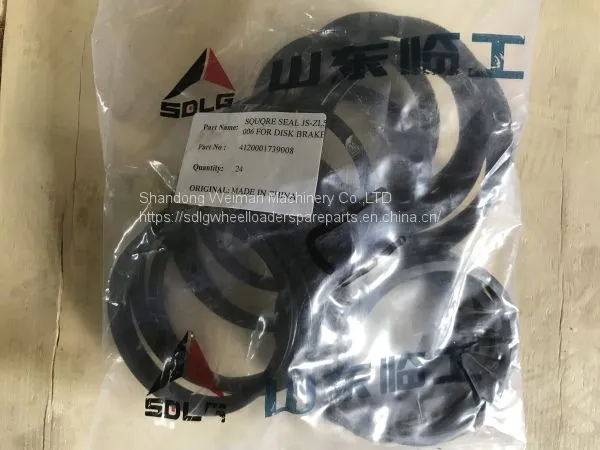 Genuine SDLG LG968 Wheel Loader Spare Parts 4120001739008 SQUQRE SEAL JS-ZL50-006 photo-2