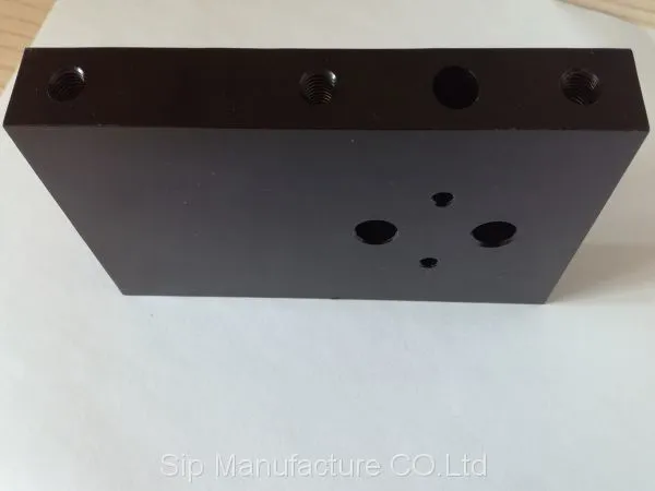 Bush and Plate 6061-t6 Aluminium-black Anodized of High Qulity Customized photo-2