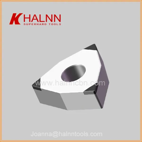 CBN Hard Turning GCr15SiMn Hardened Steel Materials Wind Turbine Bearing With Halnn WNGA080412-3S PCBN Cutting Tool photo-4