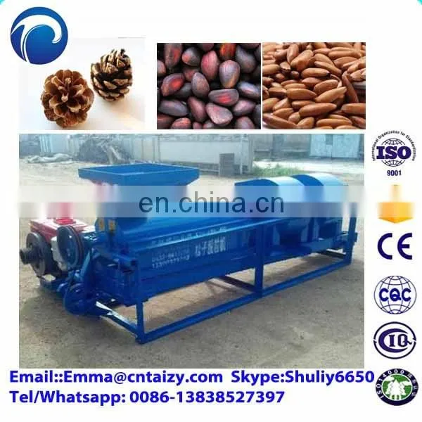 Pine Nut Threshing Machine Sunflower Seed Sheller Machine Pine Cone Sheller and Dust Removing Machine photo-3