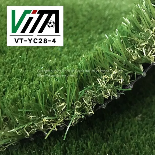 Best Price 4 Color Artificial Grass for Landscaping U Shape Garden Green Lawn Residents VT-YC28-4 photo-3