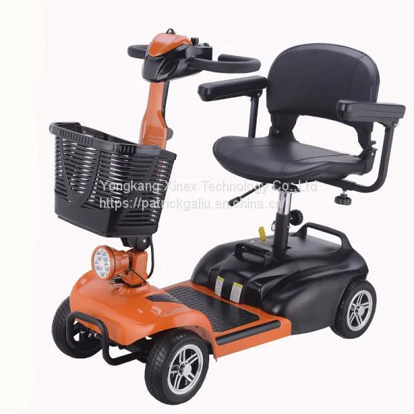 New 4 Wheel Electric Mobility Scooter for Seniors Battery Removable photo-2