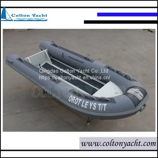 Small Sized Aluminum Rib Inflatable Boat With Single V Hull