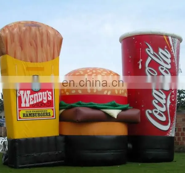 Colorful Advertising Inflatable Branded Salad Bottle Shape With Blower for Business Events photo-3