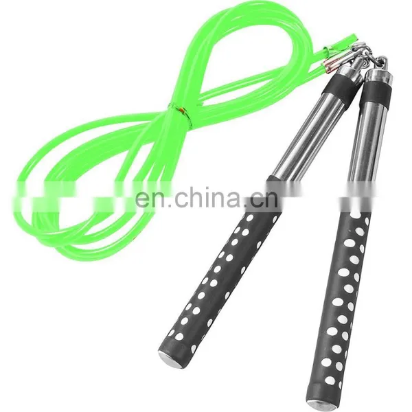 Adjustable Fitness Cable Rope Aluminum Handle Jump Ropes photo-2