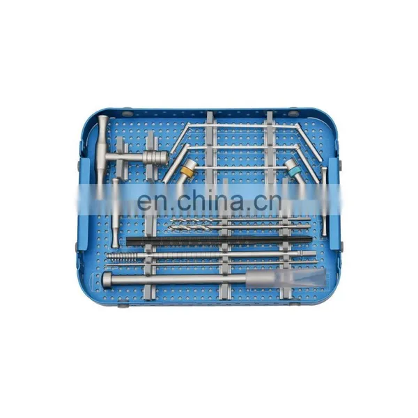 Instrument Orthopedic Surgical Excellent Quality DHS & DCS Plate Instruments Set Medical Surgery Set photo-3