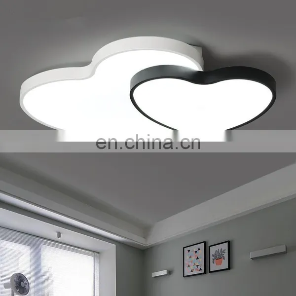 Creative Acrylic Double Heart Living Room Lamp Simple Personality Lamps photo-3