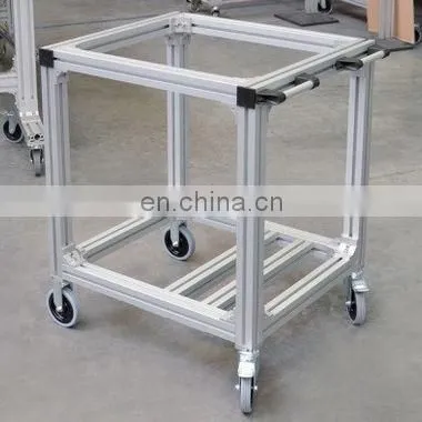 SHENGXIN High Quality Powder Coated/anodized Industrial Aluminum Section for Production Line photo-3