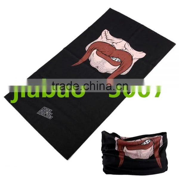 Fashion Scrawl Printed Logo Bandana Multifunctional Headwear Custom Ski Mask photo-2