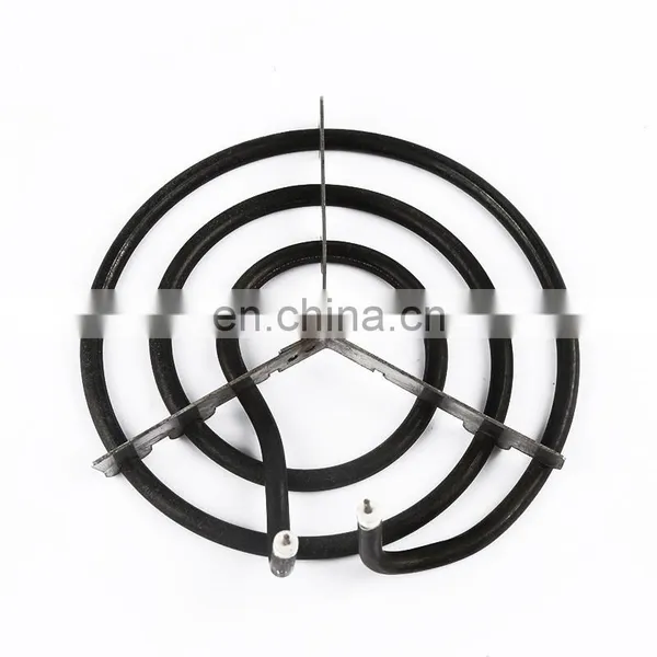 Factory Stainless Steel Electric Stove Single Burner Hot Plate Heating Element/cooker Coil Black Circular Tubular Heater photo-6