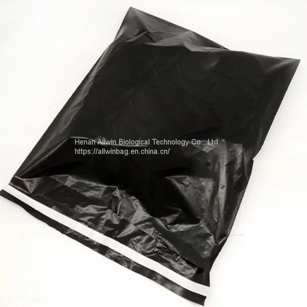 Custom Design Cornstarch Plated Made Biodegradable Compostable Envelope Packing Bag Mailer Bag photo-2