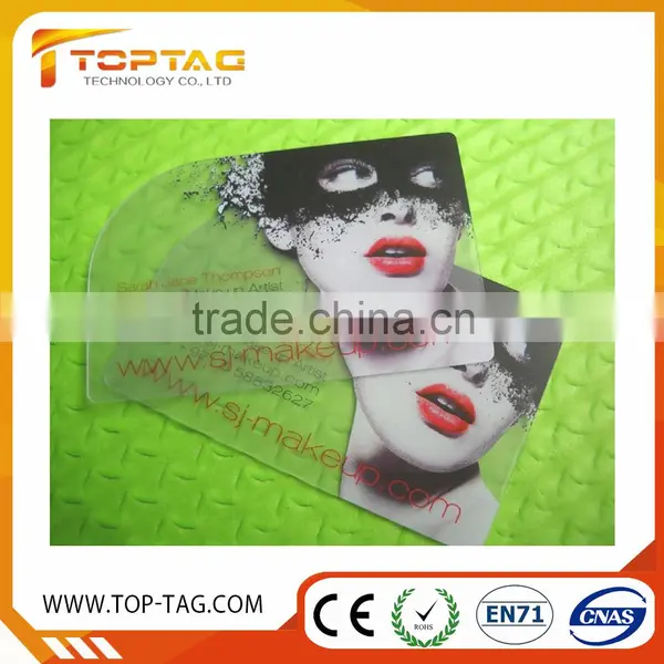 Standard Transparent Card With Embosing Number / Picture / Logo photo-2
