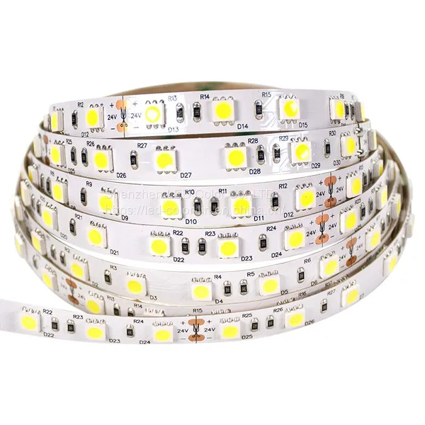 Digital Rgb Smart Light DC12v 24v Smd5050 60leds/m Cob Led Strip photo-4