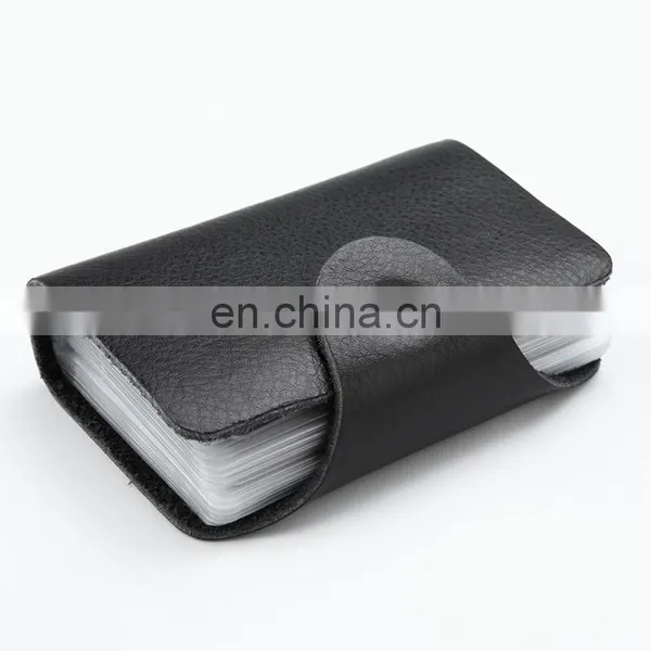 2018 Fashion Pu Function 24 Bits Card Case Business Card Holder Men Women Credit Passport Card Bag Id Passport Card Wallet H077 photo-4