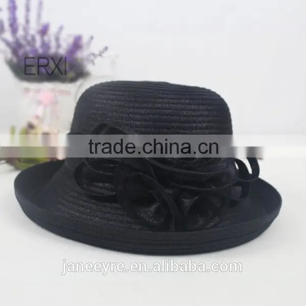 2015 Fashion Style Women's Red Chuch Straw Hat Cheap photo-6