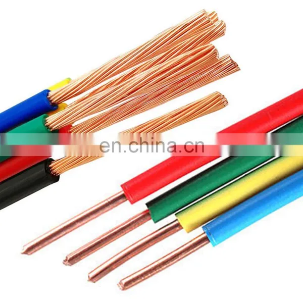 Flexible Electric Wire Pvc Insulated Pvc Electrical Cable Wire Electrical Building Wire