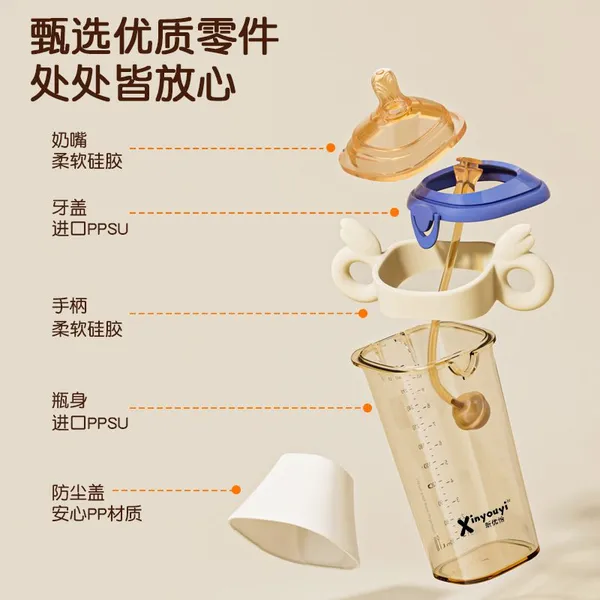 Children's Tableware, Mother and Child Supplies Bottles, Soothers, Training Cups, Bottle Sterilizer, Plastic Feeding 0-9 Months Above the Baby Bottle photo-3