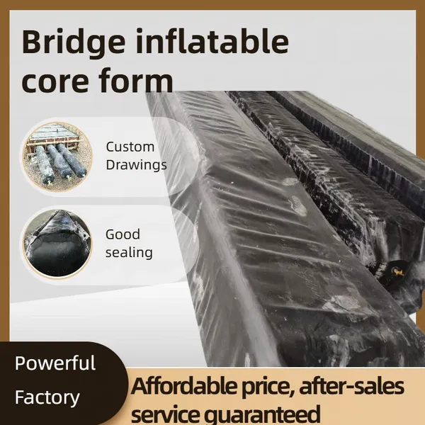 Inflatable Core Molds Rubber Culvert Balloon Concrete Precast Makers Inflated Rubber airbag for Pipe Plu Culvert Balloons