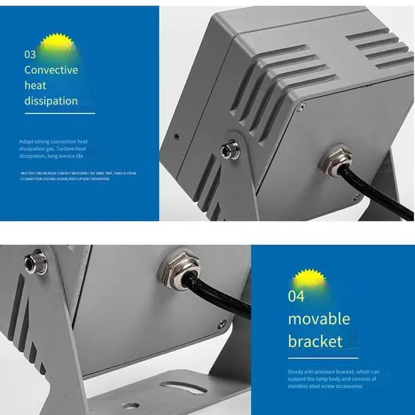 8w Die-cast Aluminum Small Spotlight, Outdoor Waterproof Led Floodlight for Lighting Projects, Qiaoguang Lighting photo-4