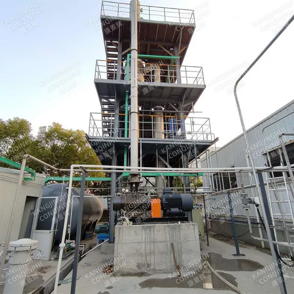 Automatic Skid-Mounted MVR Evaporator Tubular Type 0.5-2T/H PLC Touch Screen Stainless Steel photo-2